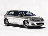 Photos of Volkswagen Golf TSI BlueMotion 5-door (Typ 5G) 2012