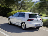 Photos of Volkswagen e-Golf (Type 5G) 2017