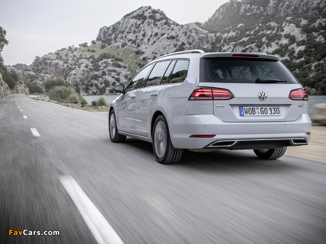 Photos of Volkswagen Golf TSI Variant (Typ 5G) 2017 (640 x 480)