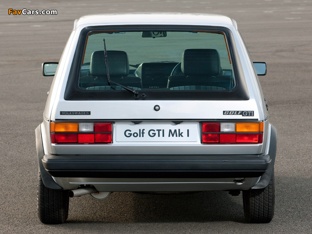 Pictures of Volkswagen Golf GTI Pirelli UK-spec (Typ 17) 1983 (640 x 480)