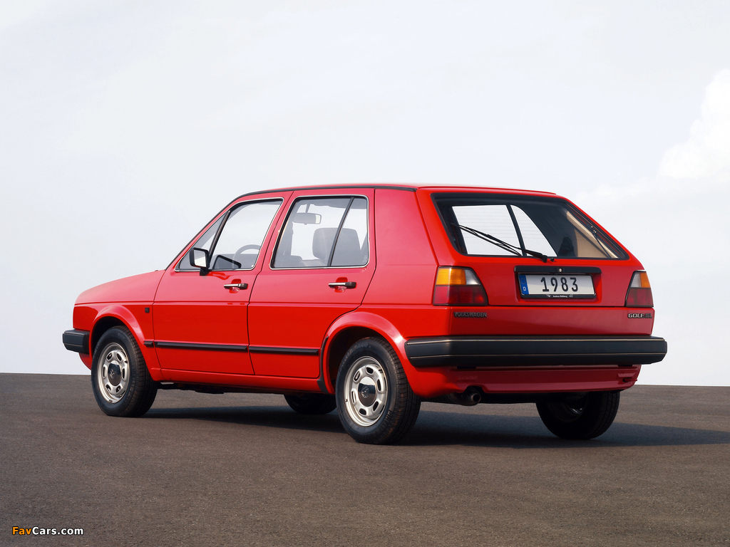 Pictures of Volkswagen Golf 5-door (Typ 19) 1983–87 (1024 x 768)