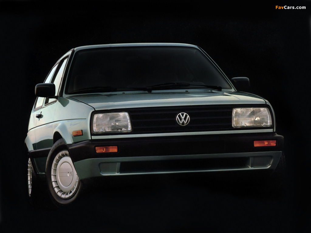 Pictures of Volkswagen Golf 3-door US-spec (Typ 1G) 1987–92 (1024 x 768)
