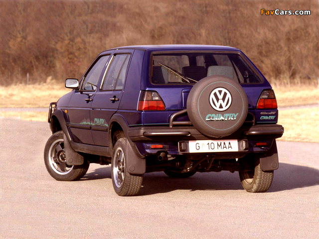 Pictures of Volkswagen Golf Country (Typ 1G) 1990–91 (640 x 480)