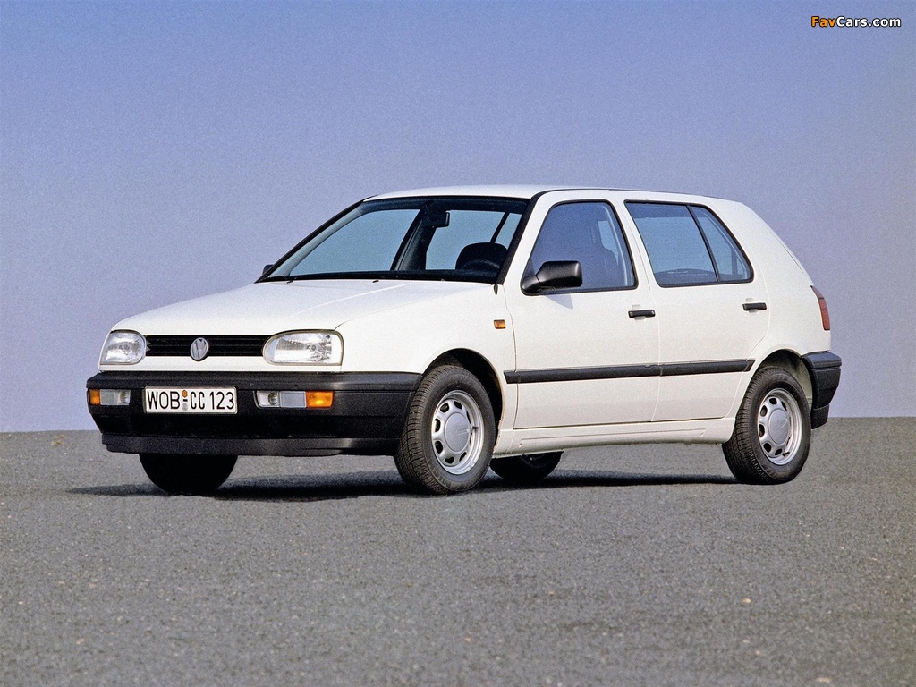 Pictures of Volkswagen Golf 5-door (Typ 1H) 1991–97 (1024 x 768)