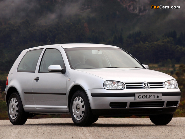 Pictures of Volkswagen Golf 1.6 3-door ZA-spec (Typ 1J) 1997–2003 (640 x 480)