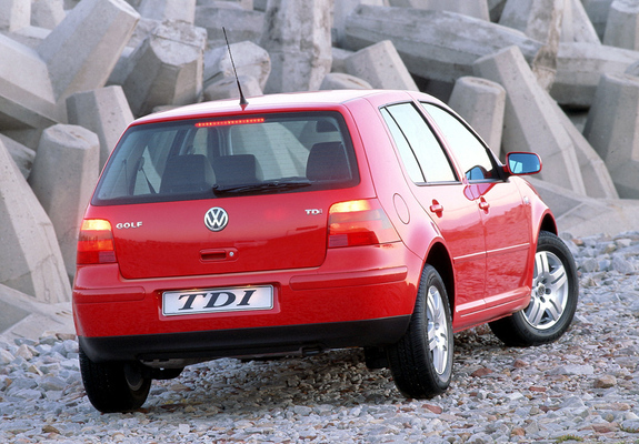 Pictures of Volkswagen Golf TDI 5-door ZA-spec (Typ 1J) 1997–2003