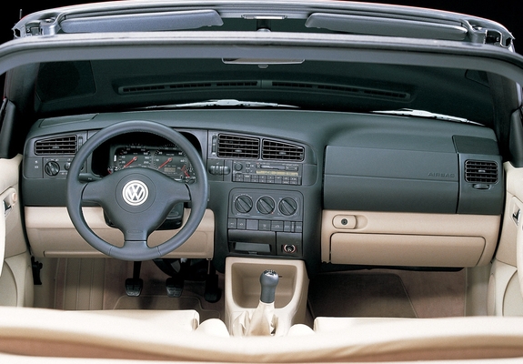 Pictures of Volkswagen Golf Cabrio (Typ 1J) 1998–2002
