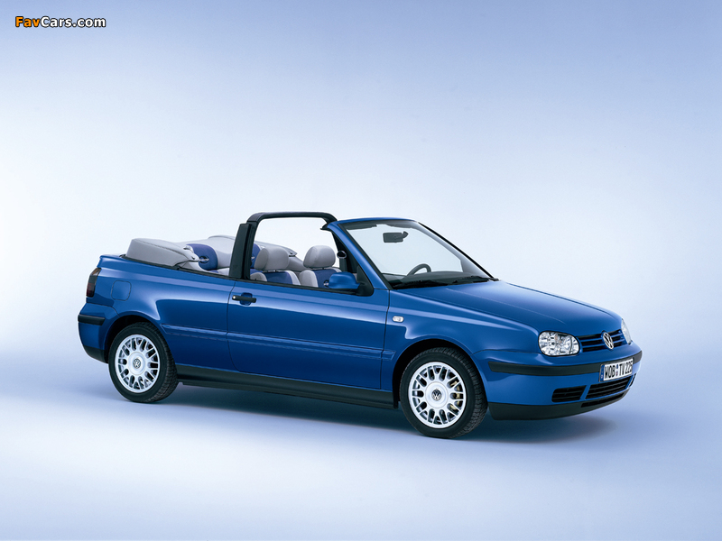 Pictures of Volkswagen Golf Cabrio Generation (Typ 1H) 1999 (800 x 600)