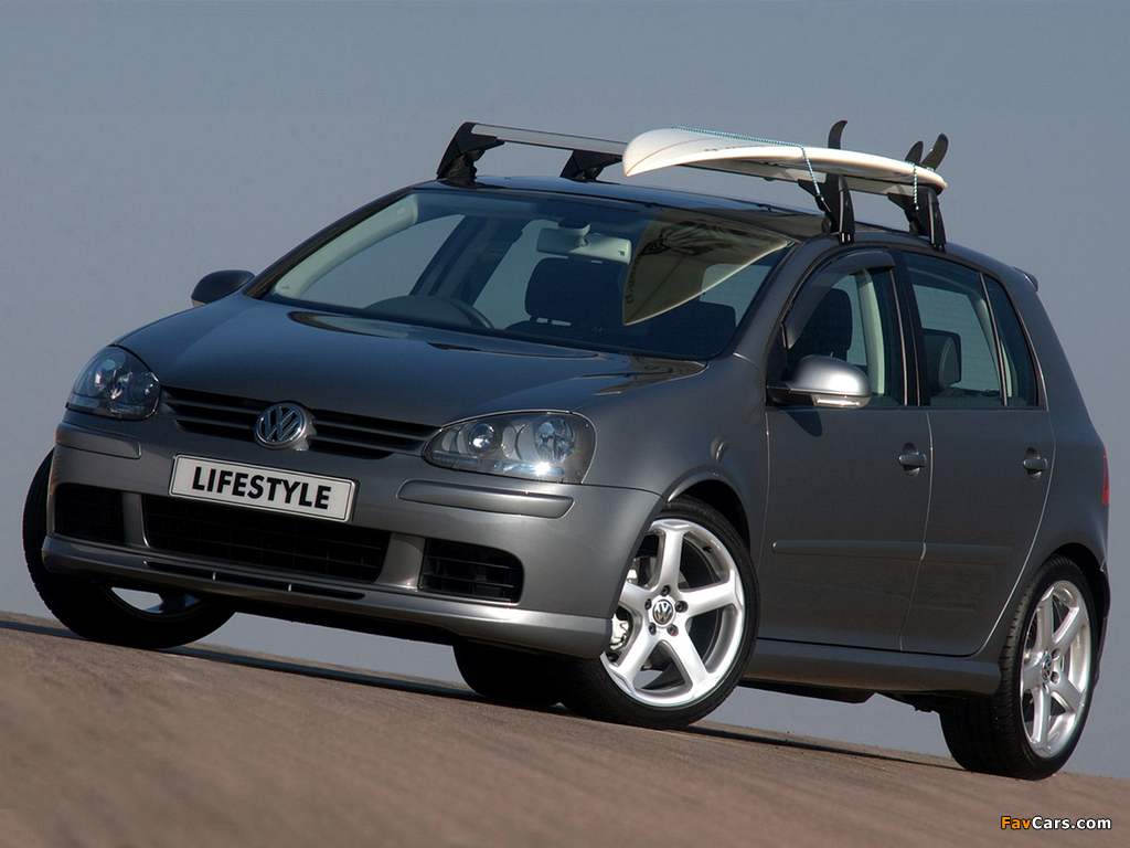 Pictures of Volkswagen Golf 5-door Lifestyle ZA-spec (Typ 1K) 2004–08 (1024 x 768)