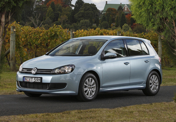 Pictures of Volkswagen Golf BlueMotion 5-door AU-spec (Typ 5K) 2009–12