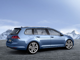 Pictures of Volkswagen Golf TSI BlueMotion Variant (Typ 5G) 2013