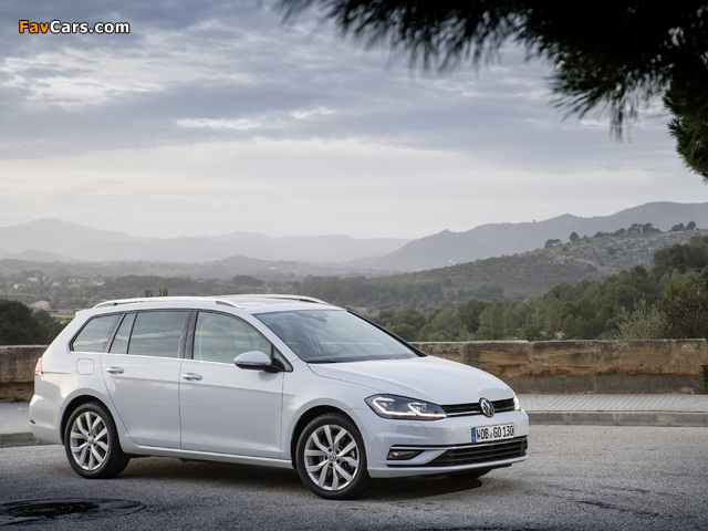 Pictures of Volkswagen Golf TSI Variant (Typ 5G) 2017 (640 x 480)