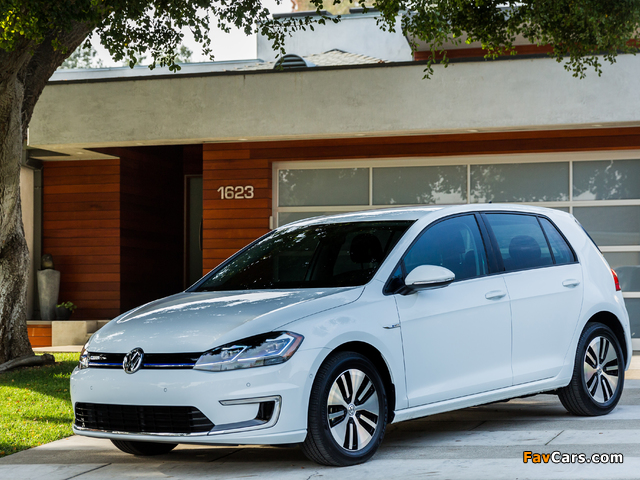 Pictures of Volkswagen e-Golf North America (5G) 2017 (640 x 480)