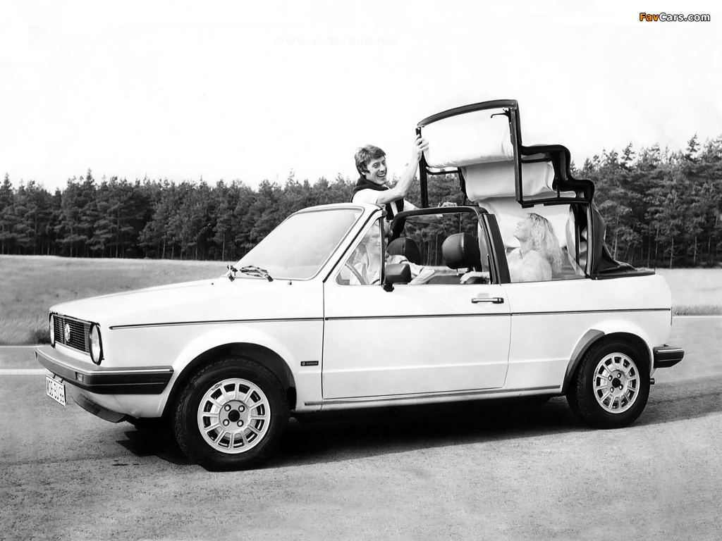 Volkswagen Golf Cabrio (Typ 17) 1979–88 pictures (1024 x 768)