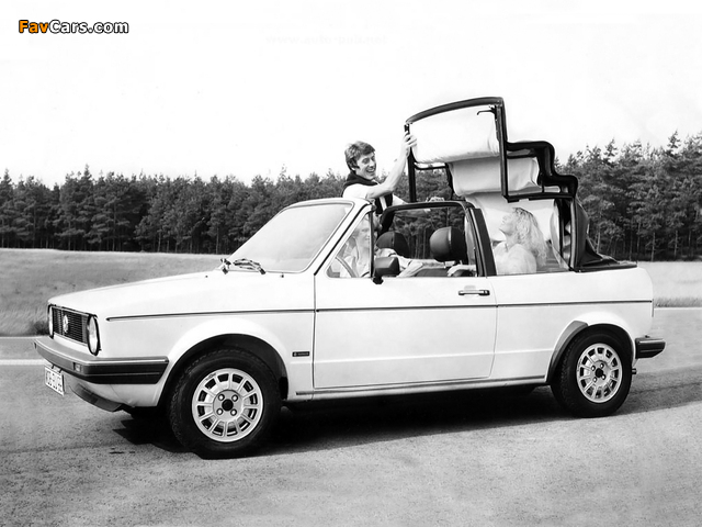 Volkswagen Golf Cabrio (Typ 17) 1979–88 pictures (640 x 480)