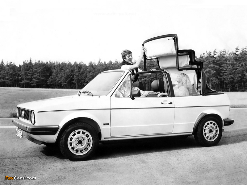 Volkswagen Golf Cabrio (Typ 17) 1979–88 pictures (800 x 600)