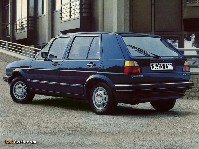 Volkswagen Golf 5-door (Typ 19) 1983–87 photos (640 x 480)