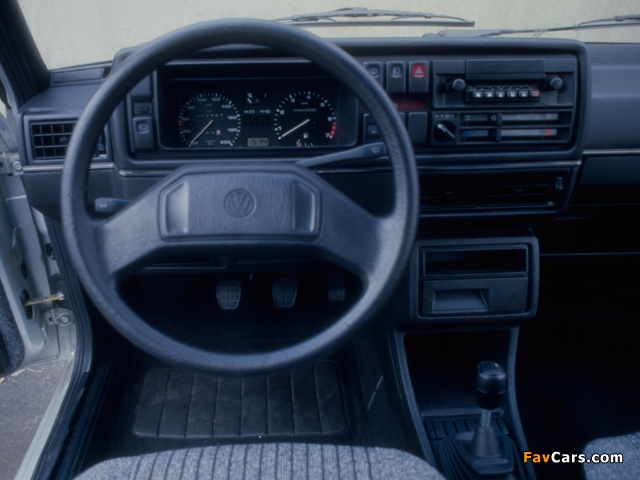 Volkswagen Golf 3-door (Typ 19) 1983–91 photos (640 x 480)