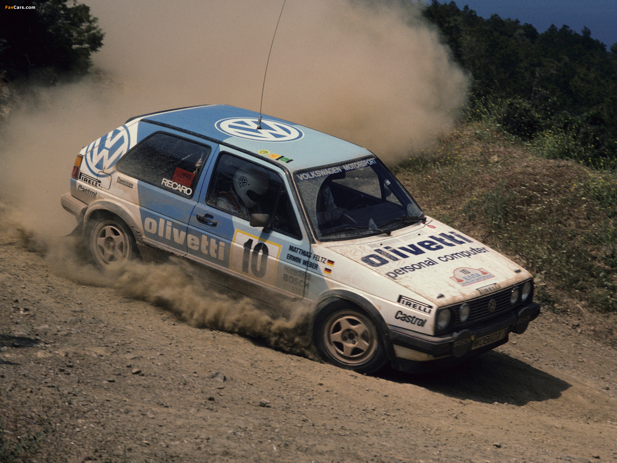 Volkswagen Golf GTI Rally Car (Typ 19) 1984–86 pictures (2048 x 1536)