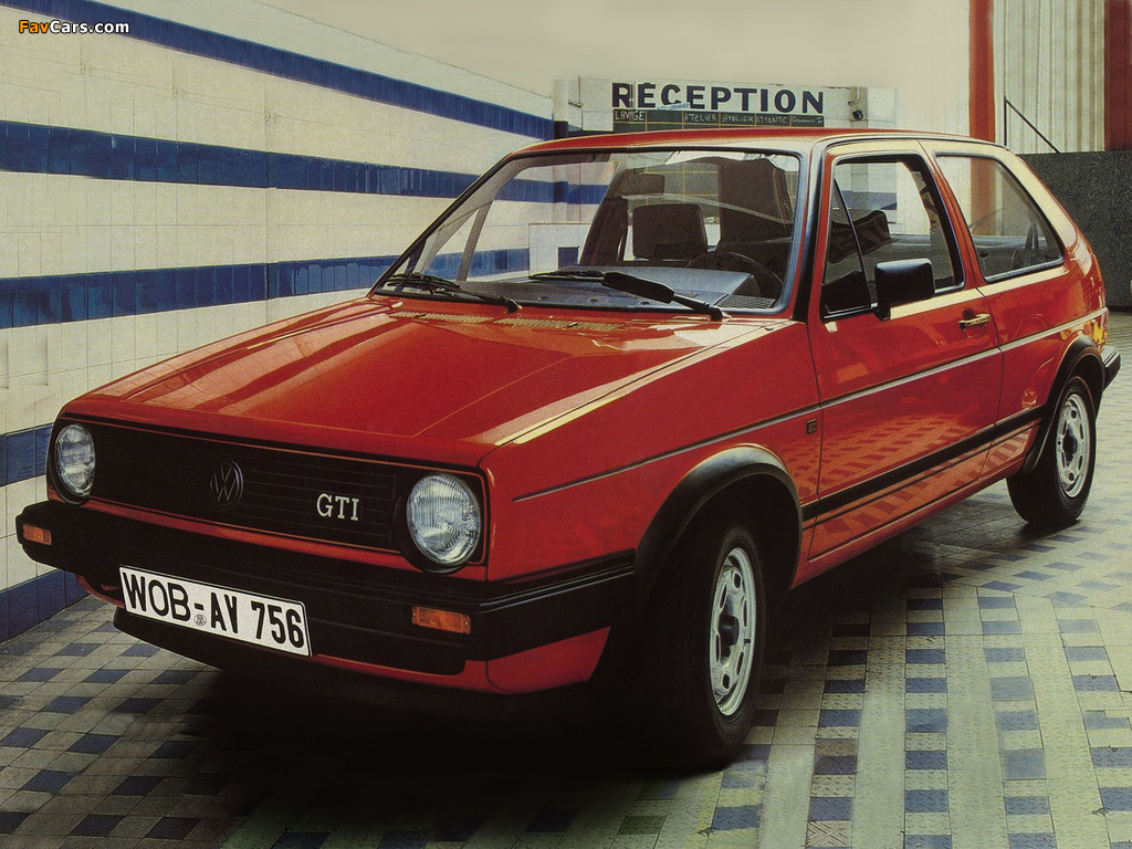 Volkswagen Golf GTI (Typ 19) 1984–86 wallpapers (1024 x 768)