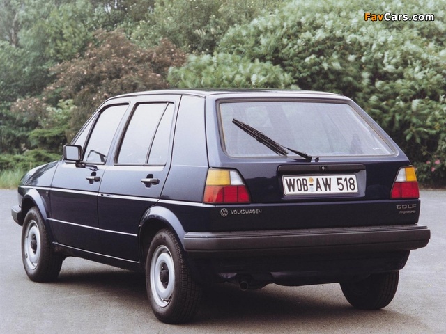 Volkswagen Golf Syncro 5-door (Typ 19) 1986–87 photos (640 x 480)