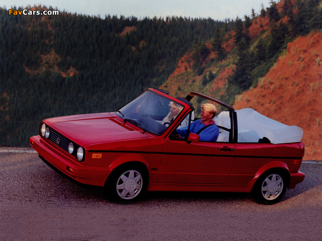Volkswagen Cabriolet (Typ 17) 1988–93 wallpapers (640 x 480)