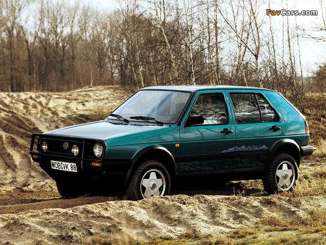 Volkswagen Golf Country (Typ 1G) 1990–91 pictures (640 x 480)