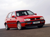 Volkswagen Golf 5-door (Typ 1H) 1991–97 pictures