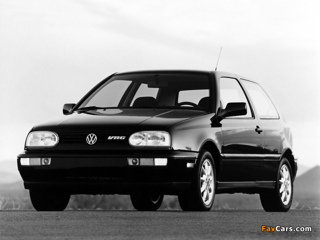 Volkswagen Golf VR6 3-door (Typ 1H) 1991–97 pictures (640 x 480)