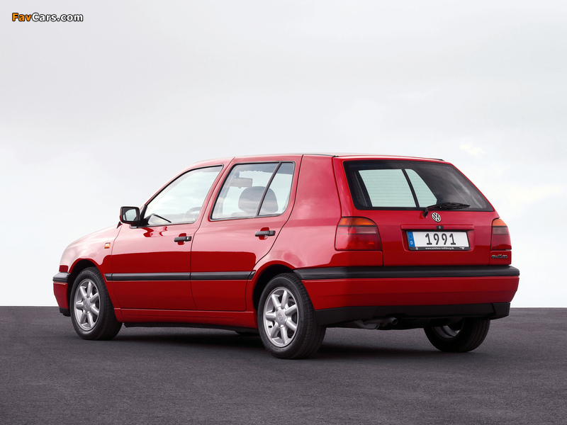 Volkswagen Golf 5-door (Typ 1H) 1991–97 pictures (800 x 600)