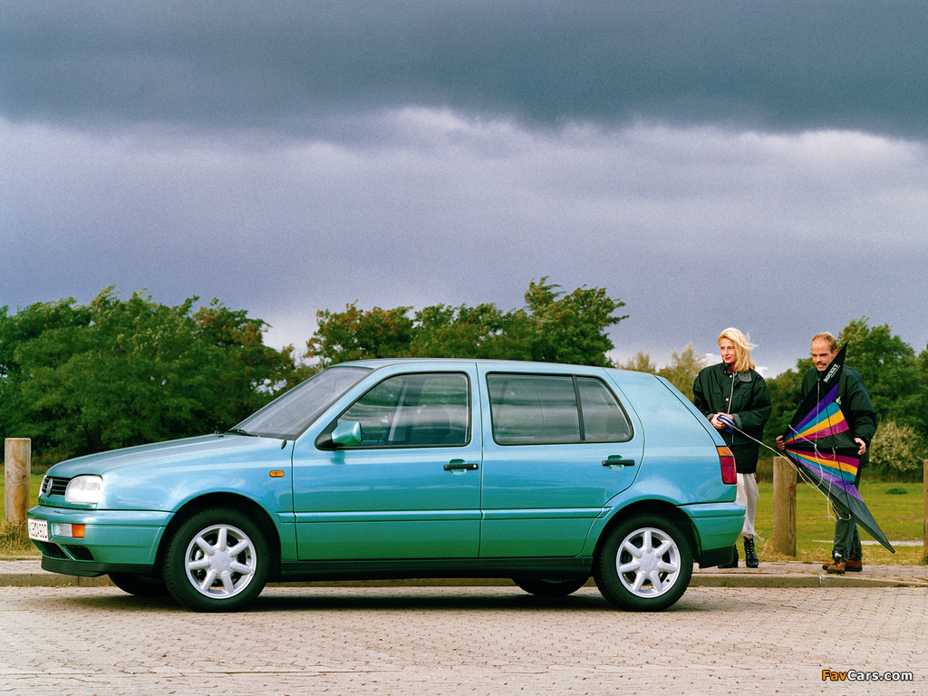 Volkswagen Golf 5-door (Typ 1H) 1991–97 wallpapers (1024 x 768)