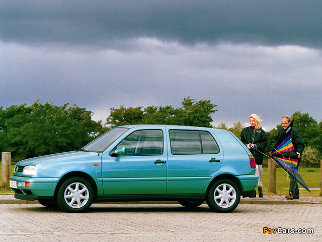 Volkswagen Golf 5-door (Typ 1H) 1991–97 wallpapers (640 x 480)