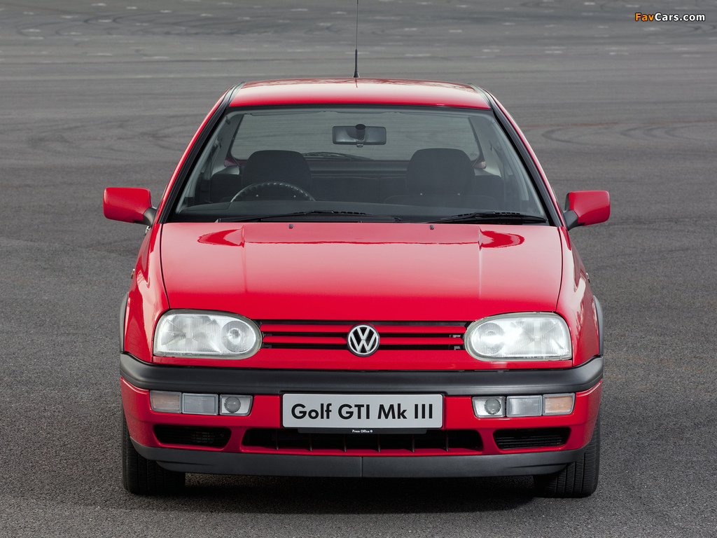 Volkswagen Golf GTI UK-spec (Type 1H) 1992–97 wallpapers (1024 x 768)