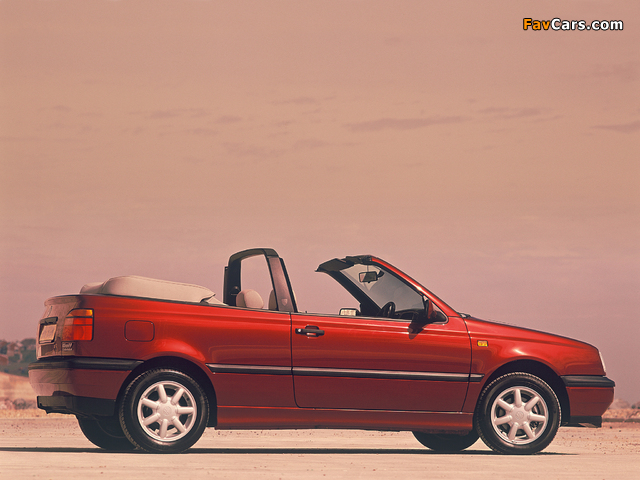 Volkswagen Golf Cabrio UK-spec (Typ 1H) 1993–97 pictures (640 x 480)