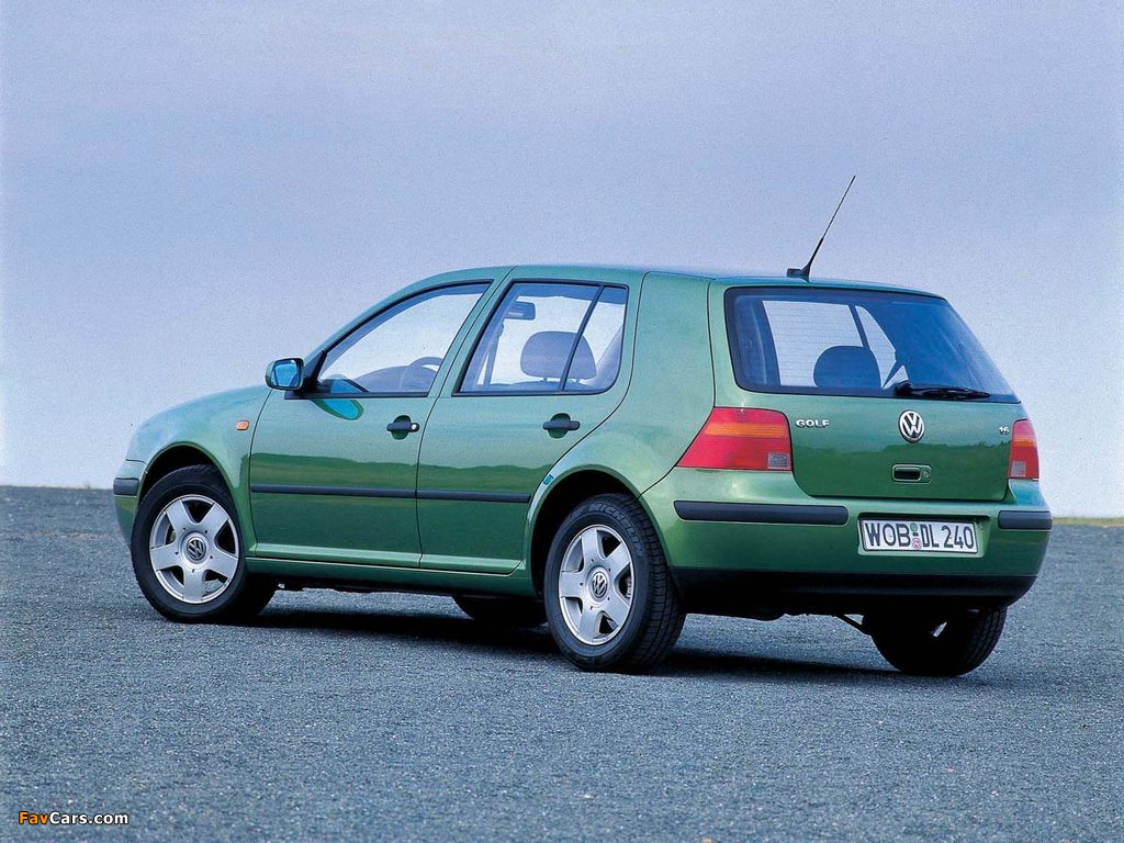Volkswagen Golf 5-door (Typ 1J) 1997–2003 photos (1024 x 768)