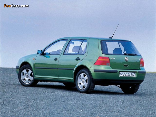 Volkswagen Golf 5-door (Typ 1J) 1997–2003 photos (640 x 480)