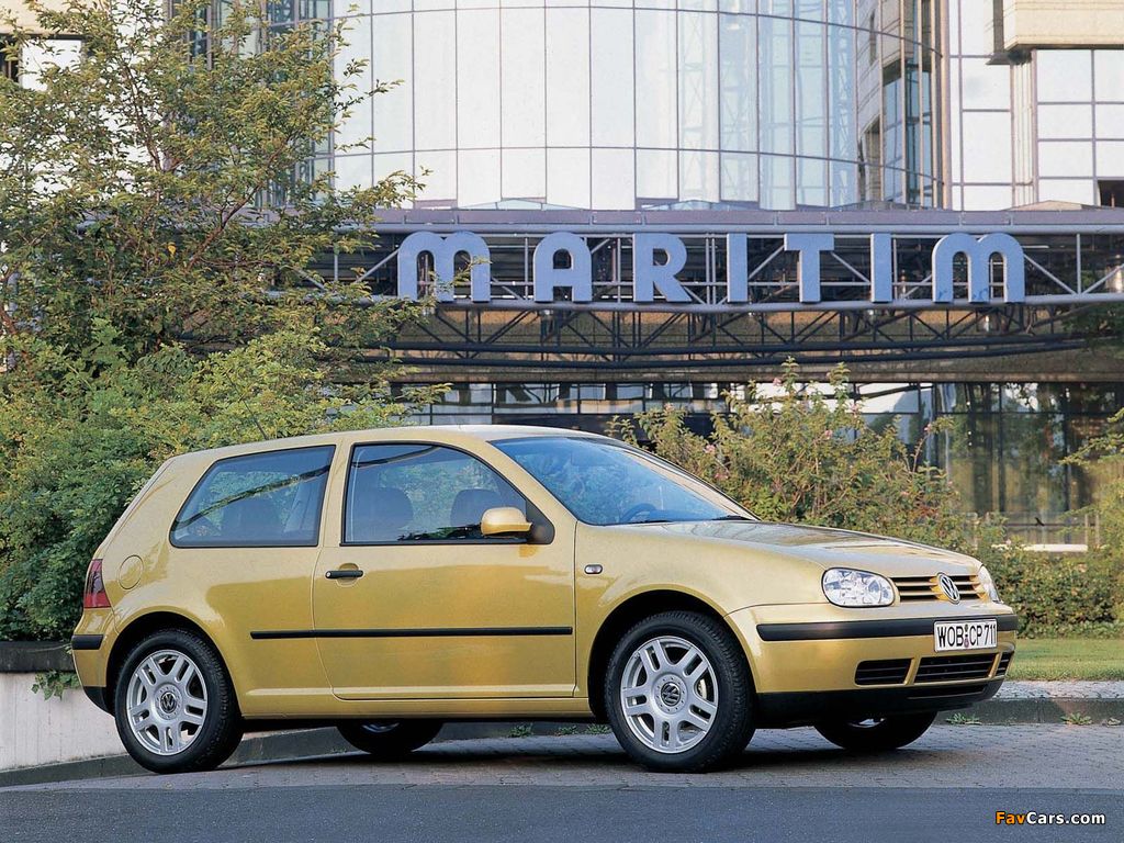 Volkswagen Golf 3-door (Typ 1J) 1997–2003 pictures (1024 x 768)