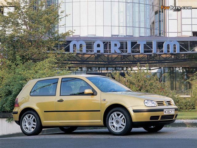 Volkswagen Golf 3-door (Typ 1J) 1997–2003 pictures (640 x 480)