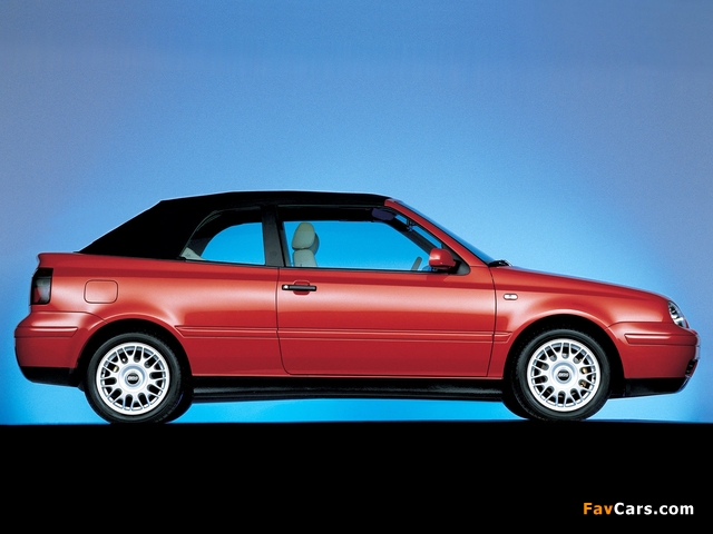 Volkswagen Golf Cabrio (Typ 1J) 1998–2002 images (640 x 480)