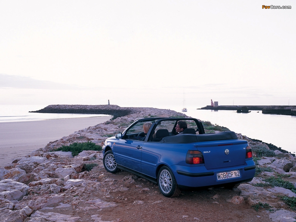 Volkswagen Golf Cabrio (Typ 1J) 1998–2002 images (1024 x 768)