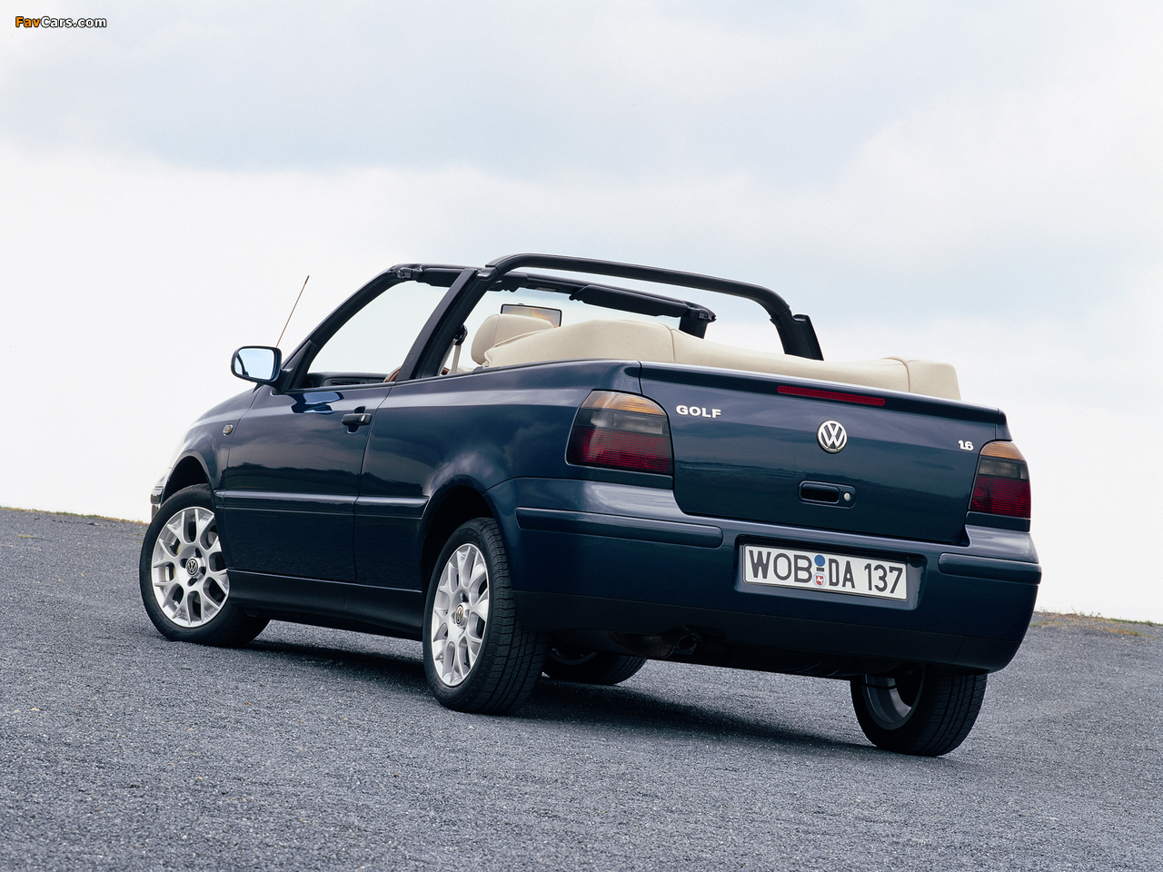 Volkswagen Golf Cabrio (Typ 1J) 1998–2002 photos (1280 x 960)