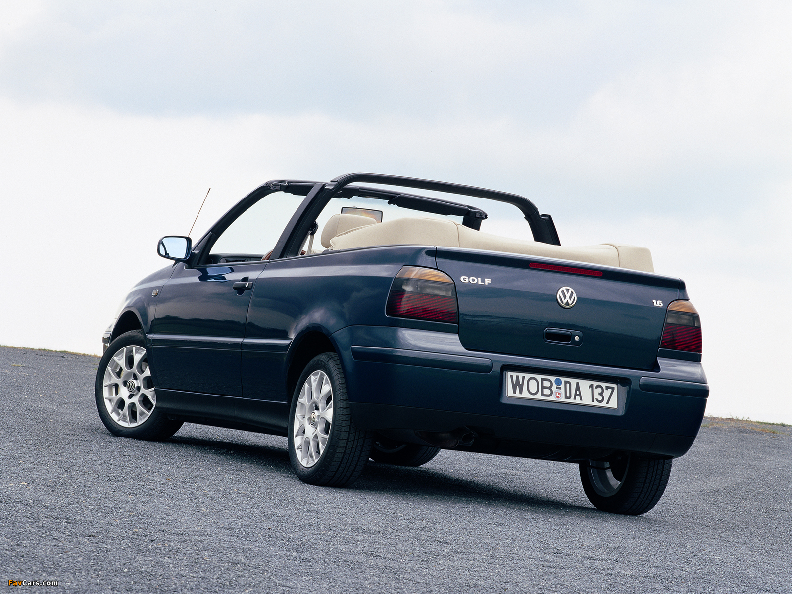 Volkswagen Golf Cabrio (Typ 1J) 1998–2002 photos (1600 x 1200)