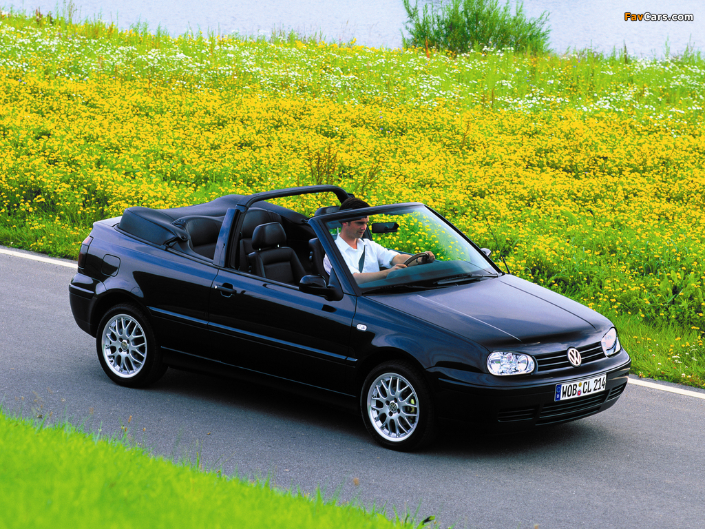 Volkswagen Golf Cabrio (Typ 1J) 1998–2002 photos (1024 x 768)