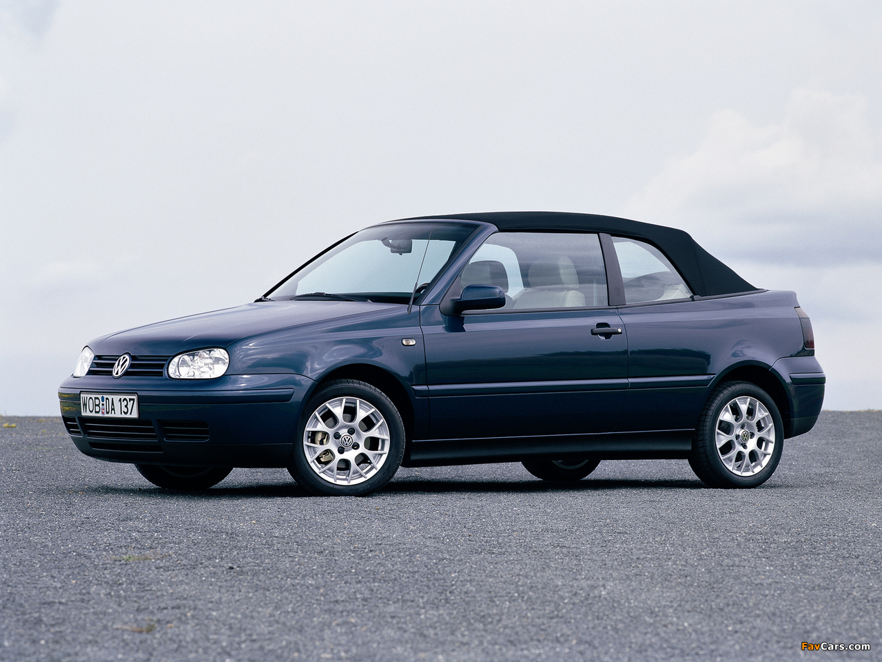 Volkswagen Golf Cabrio (Typ 1J) 1998–2002 pictures (1280 x 960)