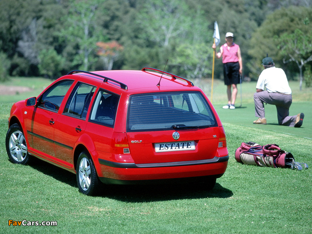 Volkswagen Golf Estate (Typ 1J) 1999–2007 images (640 x 480)