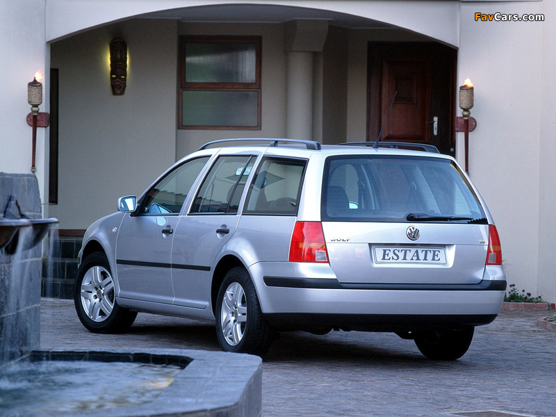 Volkswagen Golf Estate (Typ 1J) 1999–2007 images (800 x 600)