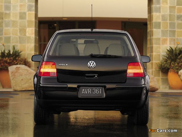 Volkswagen Golf 2.0 5-door US-spec (Typ 1J) 1999–2003 photos (640 x 480)
