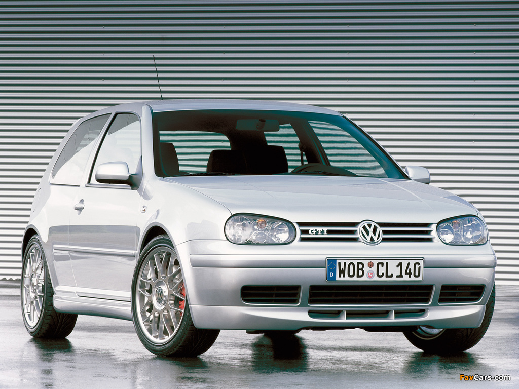 Volkswagen Golf GTI 25th Anniversary (Typ 1J) 2001 wallpapers (1024 x 768)