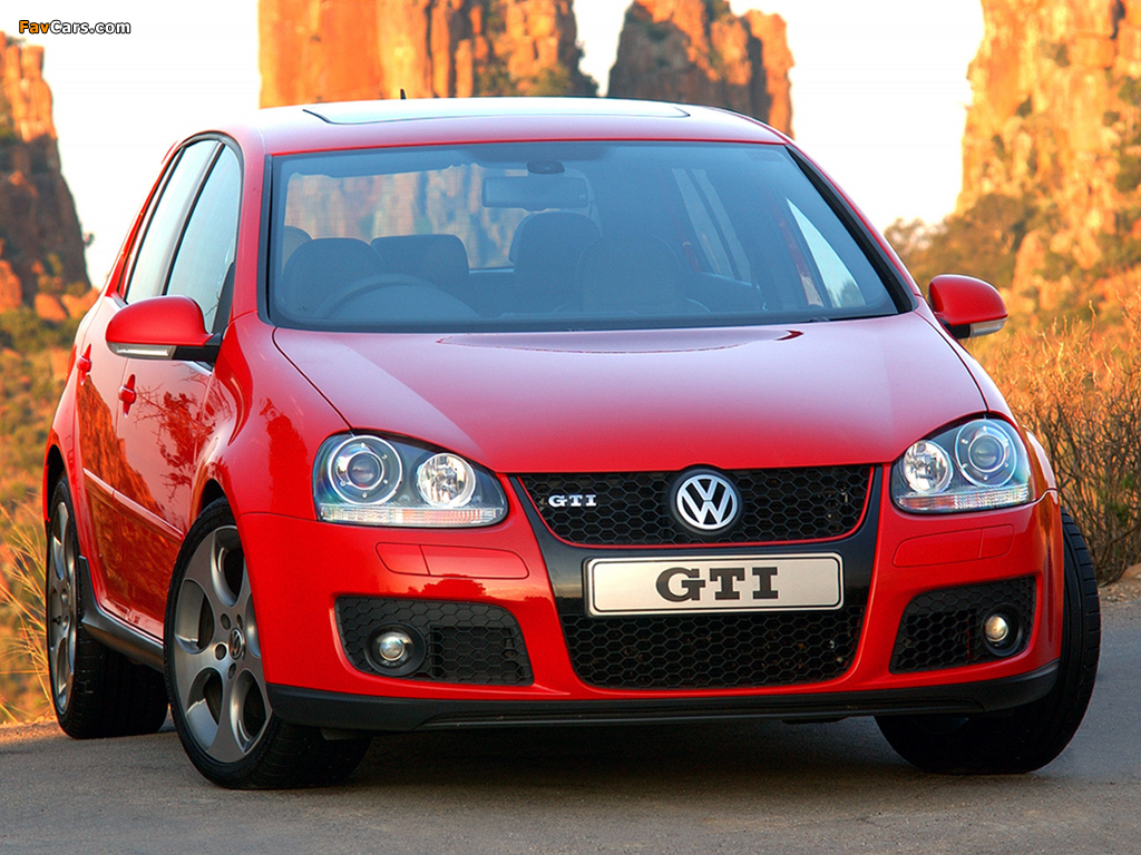 Volkswagen Golf GTI 5-door ZA-spec (Typ 1K) 2004–08 wallpapers (1024 x 768)