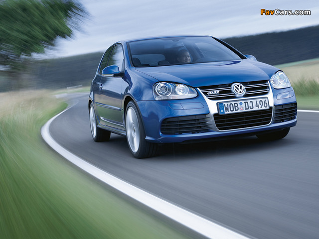 Volkswagen Golf R32 3-door (Typ 1K) 2006–08 photos (640 x 480)